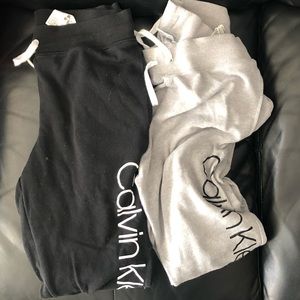 Calvin Klein joggers!